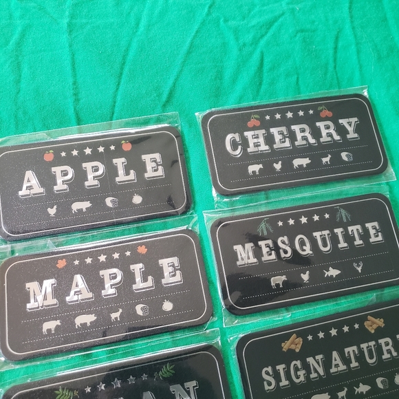 Magnet Labels for Wood Types Accessories for Pellet Smoker Grill New - Picture 4 of 6